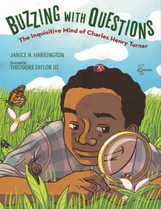 Buzzing with Questions by Janice N. Harrington, illustrated by Theodore Taylor, III