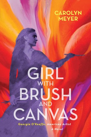 Girl with Brush and Canvas by Carolyn Meyer