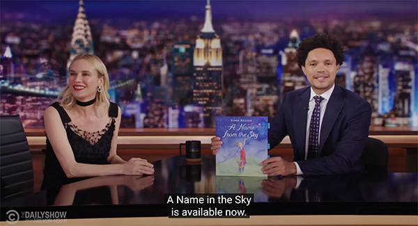Diane Kruger on The Daily Show with Trevor Noah, A Name from the Sky