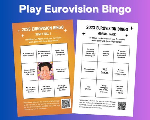 Eurovision Bingo Cards